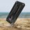 Forcell Phantom Funda Híbrida Negra para Samsung Galaxy A6 Plus