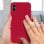 Coque Guess en silicone rouge doux au toucher pour iPhone X/XS