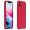 Coque Guess en silicone rouge doux au toucher pour iPhone X/XS