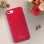 Coque Guess en silicone rouge doux au toucher pour iPhone 7/8