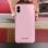 Coque rigide Guess rose pour iPhone XS Max