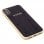 Guess Funda Rígida Textil Negra para iPhone X/XS