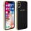 Guess Funda Rígida Textil Negra para iPhone X/XS