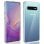 Custodia in silicone trasparente Avizar + protezione flessibile in lattice per Samsung Galaxy S10