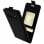 Avizar Funda Billetera con Tapa Vertical Negra para Samsung Galaxy S10