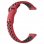 Owlotech Correa de Recambio 20mm Cierre Click Roja para AmazFit Bip/GTS