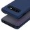 Avizar Funda Tapa Translúcida Efecto Espejo Azul Oscuro para Samsung Galaxy S10