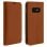 Custodia in pelle marrone Avizar per Samsung Galaxy S10e