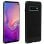 Avizar Aluminium/Schwarze Silikonhülle für Samsung Galaxy S10