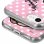 Disney Funda Minnie Mouse Rosa de Lunares para iPhone 6/6S/7/8