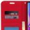Avizar Funda Tipo Libro Cartera Roja para Samsung Galaxy S10 Plus