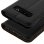 Custodia a libro Avizar in pelle nera per Samsung Galaxy S10 Plus
