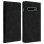 Custodia a libro a portafoglio vintage nera Avizar per Samsung Galaxy S10 Plus