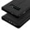 Custodia a libro a portafoglio vintage nera Avizar per Samsung Galaxy S10 Plus
