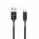 Unotec Cable USB-C Reforzado con Muelle Negro 1m