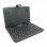 Talius CV-3003 Funda Universal con Teclado Negra para Tablet 7"