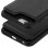 Forcell Wallet Funda Cartera Negra para Apple iPhone 6 / 6S