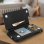 Forcell Wallet Funda Cartera Negra para Apple iPhone 6 / 6S