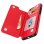Forcell Wallet Funda Cartera Roja para Apple iPhone 6 / 6S