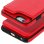 Forcell Wallet Funda Cartera Roja para Apple iPhone 6 / 6S