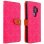Avizar Capa Carteira Oriental Rosa para Samsung Galaxy S9 Plus