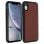 Étui en cuir véritable marron Akashi pour iPhone XR