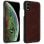 Étui en cuir véritable marron Akashi pour iPhone X/XS