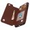 Forcell Wallet Funda Cartera Marrón para Apple iPhone 6 / 6S