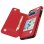 Forcell Wallet Funda Cartera Roja para Apple iPhone 7 / 8