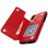 Forcell Wallet Funda Cartera Roja para Apple iPhone X / XS