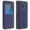 Avizar Funda Libro con Ventana Azul Oscuro para Huawei Mate 10 Lite