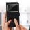 Avizar Book Case avec double fenêtre noire pour iPhone XR