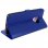 Avizar Funda Libro con Doble Ventana Azul para Samsung Galaxy S9