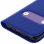 Avizar Funda Libro con Doble Ventana Azul para Samsung Galaxy S9