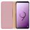 Avizar Capa com Tampa Translúcida de Efeito Espelho Rosa para Samsung Galaxy S9