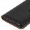 Custodia a libro in pelle nera Avizar per Samsung Galaxy S9