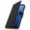 Avizar Funda Tipo Libro de Cuero Negro para Samsung Galaxy S9 Plus