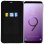 Avizar Flip Book Cover Capa Preta para Samsung Galaxy S9 Plus