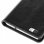 Avizar Funda de Cuero Negra para Huawei P8 Lite