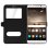 Avizar Funda Doble Ventana Negra para Huawei Mate 9