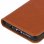 Avizar Funda Libro Cartera de Cuero Camel para Samsung Galaxy S9