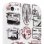 Akashi  Funda Pasaporte Blanca para iPhone 5/5S/SE