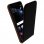 Avizar Funda Vertical Cuero Negro para Huawei P10 Plus
