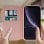Avizar Funda Tipo Libro Billetera Rosa para iPhone XR