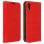 Étui en cuir rouge Avizar pour iPhone XR
