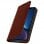 Étui en cuir marron foncé Avizar pour iPhone XR