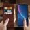 Étui en cuir marron foncé Avizar pour iPhone XR