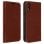 Étui en cuir marron foncé Avizar pour iPhone XR