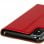Custodia a libro in vera pelle rossa Akashi per iPhone X/XS