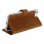 Akashi Funda Libro de Piel Genuina Camel para iPhone 6 Plus/6S Plus/7 Plus/8 Plus